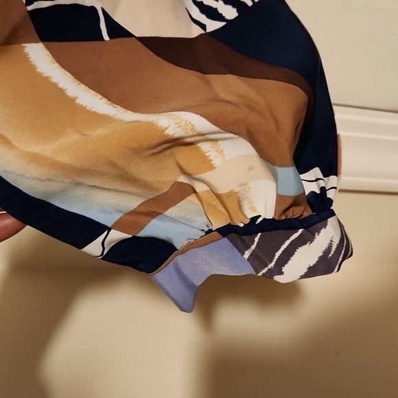 Handmade Colorful 3/4 Sleeve Mini Dress - Picture 3 of 5